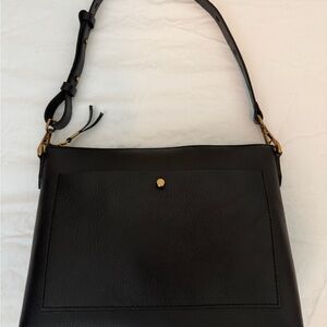 Madewell Black Transport Shoulder Crossbody Bag